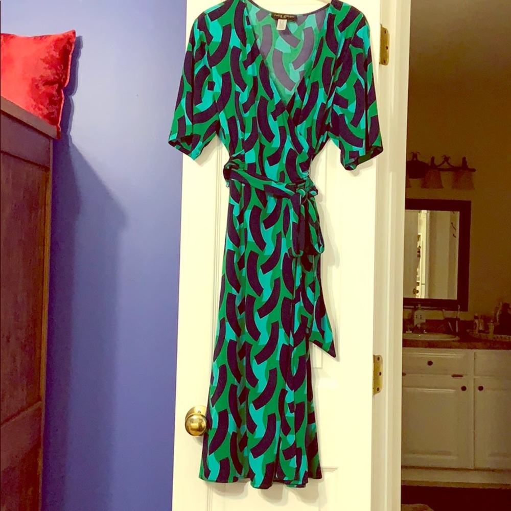 Spring wrap dress